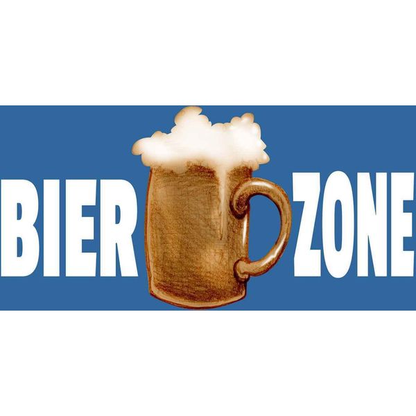 Vianmo Insegna In Legno 20X30 Cm Alkohol Bier Zone-image
