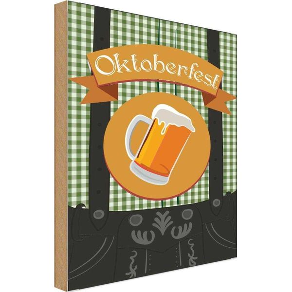 Vianmo Insegna In Legno 30X20 Cm Alkohol Bier-image