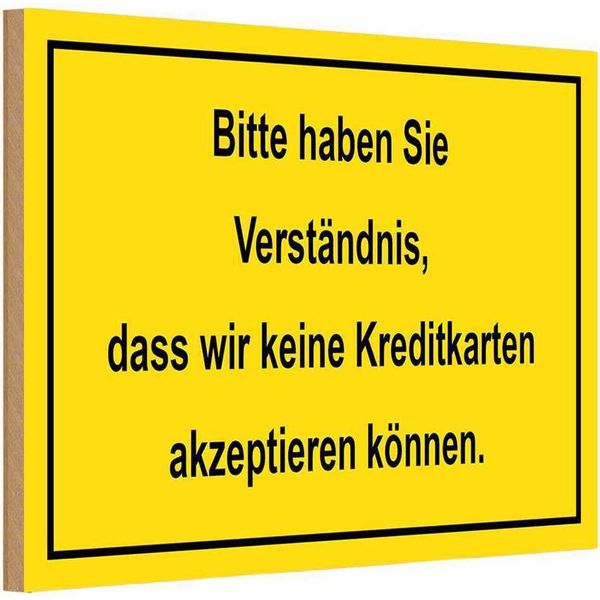 Vianmo Insegna In Legno 12X18 Cm Bitte Haben Sie VerstäNdnis-image