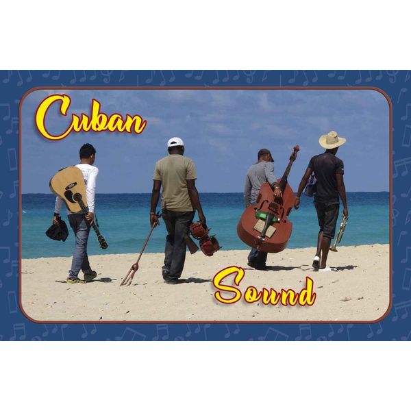 Vianmo Insegna In Legno 20X30 Cm Cuba Cuban Sound Band Am Strand-image