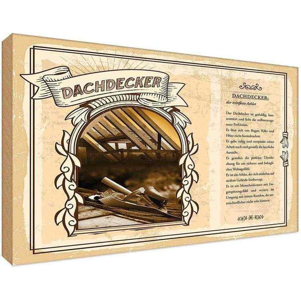 Vianmo Insegna In Legno 20X30 Cm Dachdecker-image