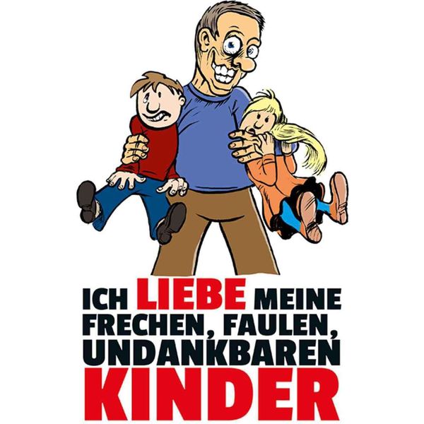 Vianmo Insegna In Legno 30X20 Cm Liebe Meine Frechen Kinder-image