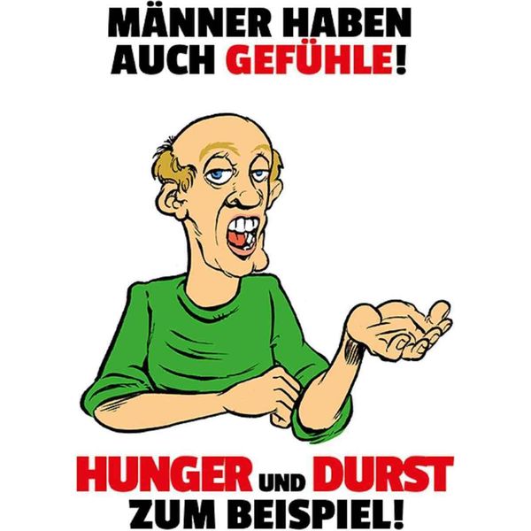 Vianmo Insegna In Legno 30X20 Cm MäNner Haben Auch GefüHle-image