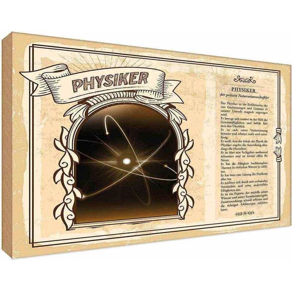 Vianmo Insegna In Legno 20X30 Cm Physiker-image