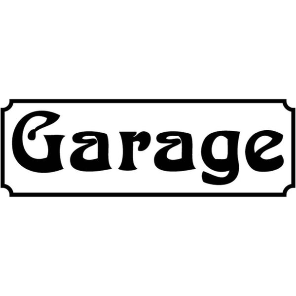 Vianmo Insegna In Legno 10X27 Cm Garage-image