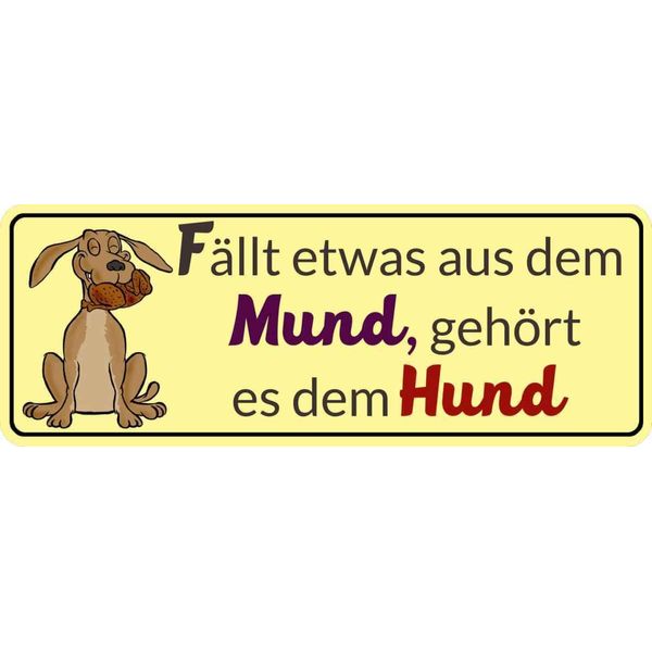 Vianmo Insegna In Legno 10X27 Cm GehöRt Es Dem Hund-image