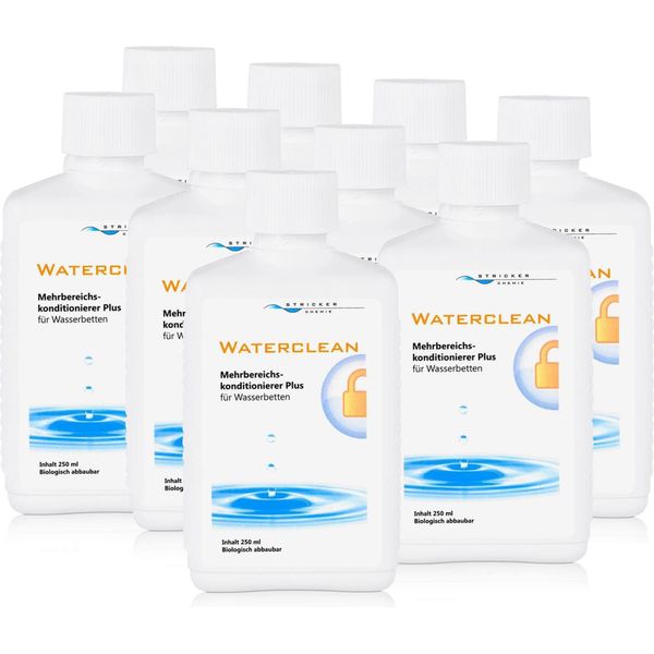 Chemie Waterclean Condizionatore Per Letti Ad Acqua Plus 250 Ml (Confezione Da 9)-image