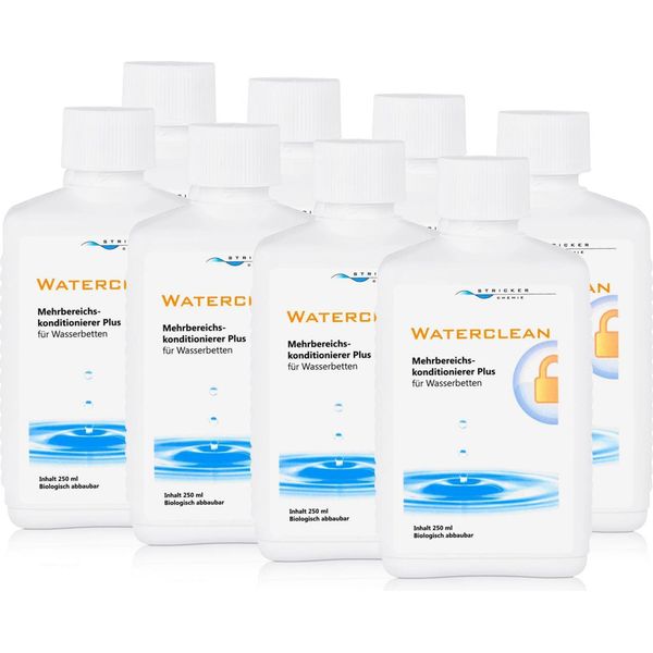 Chemie Waterclean Condizionatore Per Letti Ad Acqua Plus 250 Ml (Confezione Da 8)-image