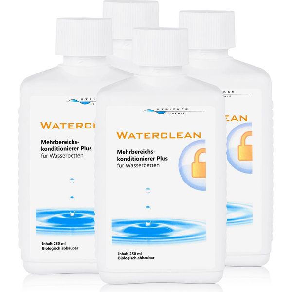 Chemie Waterclean Condizionatore Per Letti Ad Acqua Plus 250 Ml (Confezione Da 4)-image