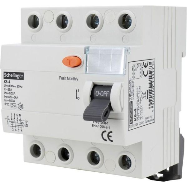 Interruttore Differenziale Rcd Tipo:A 4P 40A 30Ma-image