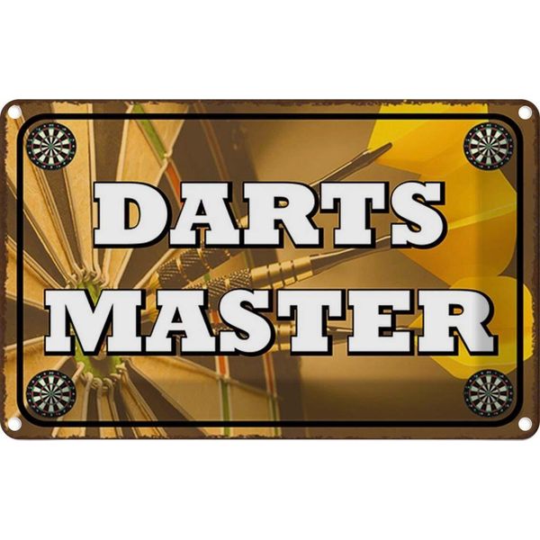 Vianmo Insegna Di Latta 20X30 Cm Darts Master-image