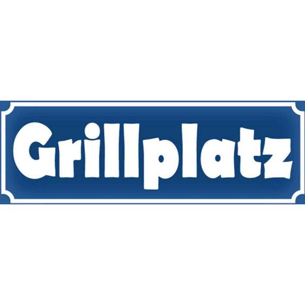 Vianmo Insegna In Legno 10X27 Cm Grillplatz-image