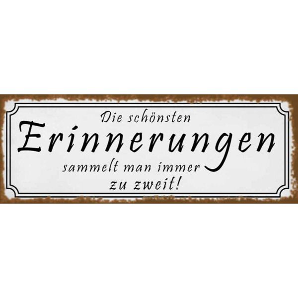 Vianmo Insegna In Legno 10X27 Cm SchöNste Erinerungen Zu Zweit-image