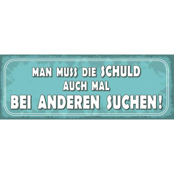 Vianmo Insegna In Legno 10X27 Cm Schuld Auch Bei Anderen Suchen-image