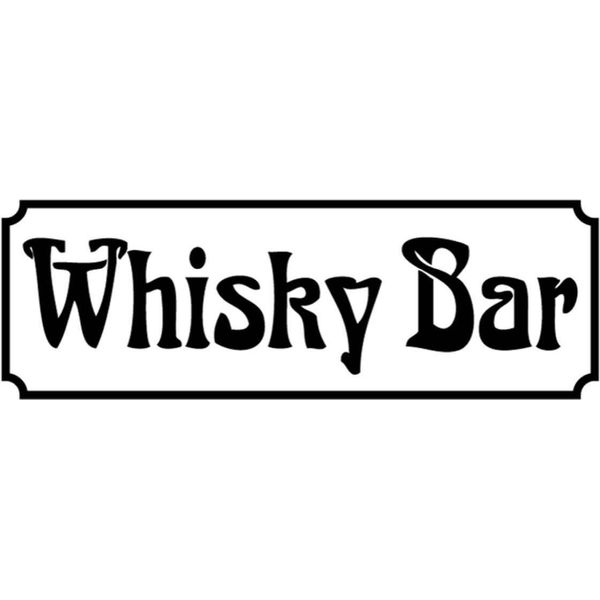 Vianmo Insegna In Legno 10X27 Cm Whisky Bar-image