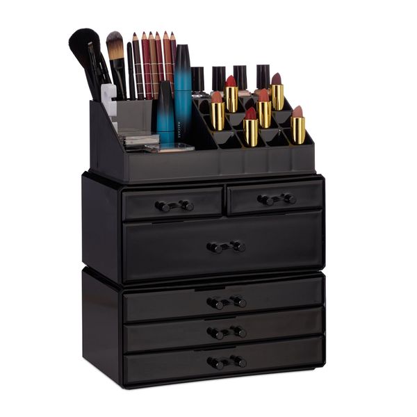 Organizzatore Per Il Trucco RD4643, Nero-image