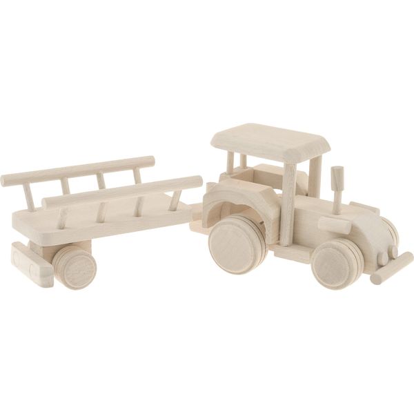 Traktor Con Appendice Decoupage In Legno Eko Pl Giocattolo Per Bambini-image