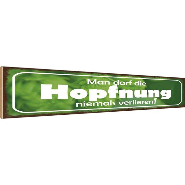 Vianmo Insegna In Legno 10X46 Cm Darf Hopfnung Niemals Verlieren-image