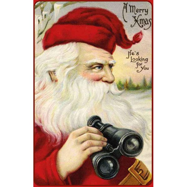 Vianmo Insegna In Legno 30X20 Cm Schnee Winter Santa Claus-image