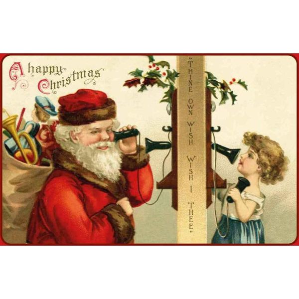 Vianmo Insegna In Legno 20X30 Cm Weihnachtene Santa Claus-image