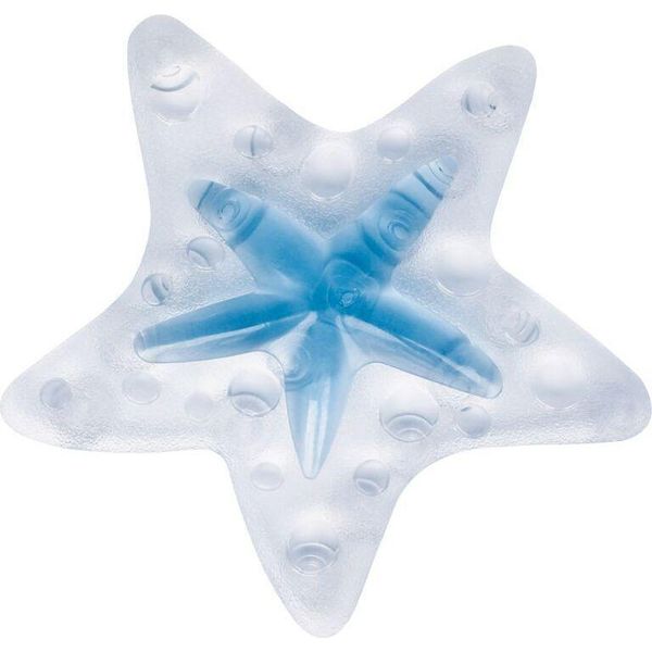 Spirella Tappetino Doccia Tappetino Vasca Inserto Antiscivolo "Stella"" Trasparente - 5 Pezzi - Antibatterico Antiscivolo Con Ventose - Circa 13 X 12,5 Cm"-image