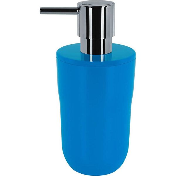 Dispenser Spirella Per Sapone Liquido "Cocco"", Capacità 7,5 X 7,5 X 16,5 Cm - 300Ml - Blu"-image