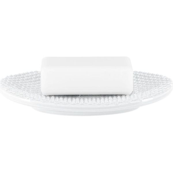 Portasapone Spirella Accessori Decorativi Per Il Bagno Portasapone "Mero"" Dimensioni: 15 X 11 X 1 Cm - Bianco"-image