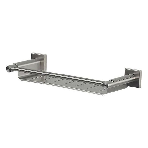 Mensola Da Parete Spirella "Nyo"" Mensola Da Bagno Mensola Da Parete Per Il Bagno In Acciaio Inox 30Cm - Da Incollare E Forare"-image