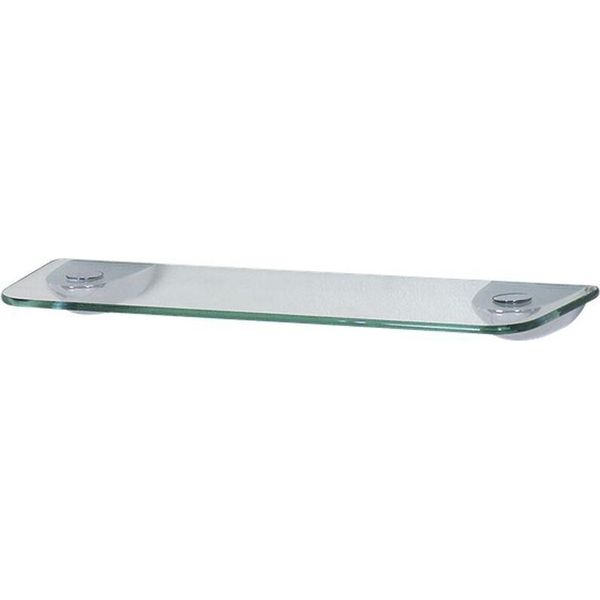 Spirella Mensola In Vetro A Parete Darwin Mensola Da Bagno Mensola Da Parete Per Il Bagno In Vetro E Acciaio Inox 60Cm-image