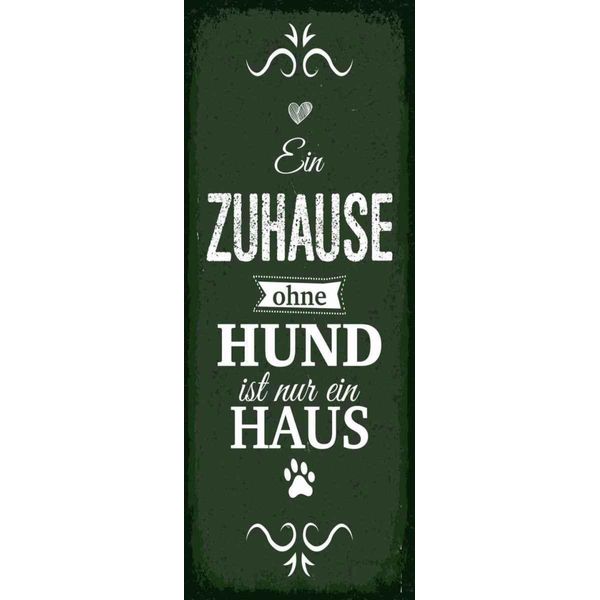 Vianmo Insegna In Legno 27X10 Cm Hund Zuhause Ist Nur Ein Haus-image