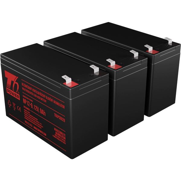 Set Di Batterie T6 Power Per Eaton 9130 1000 Tower, Vrla, 12 V-image