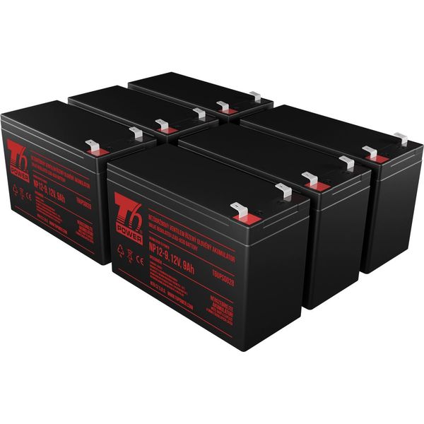 Set Di Batterie T6 Power Per Dell 1920W Tower Ups, Vrla, 12 V-image