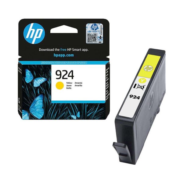 Original Hp Officejet Pro 8132 E (4K0U5NE / 924) Druckerpatrone Gelb-image
