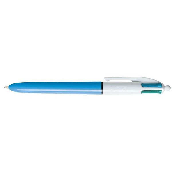 Bic 4 Colours Nero, Blu, Verde, Rosso Penna A Sfera Retrattile A Clip Medio 1 Pz-image