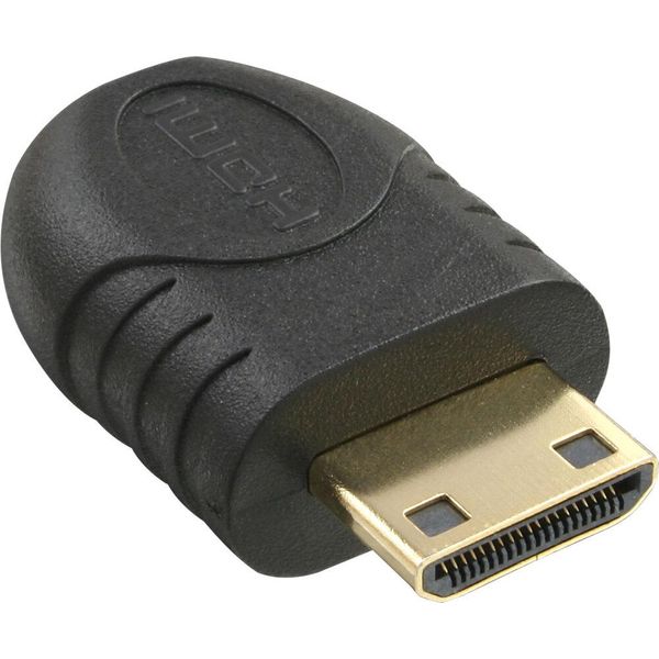 Inline® Adattatore Mini Hdmi Tipo C Maschio A Micro Hdmi Tipo D Femmina, Dorato-image