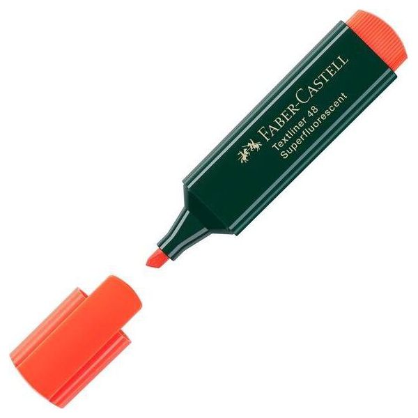 Faber-Castell 154815 Evidenziatore 1 Pz Punta Smussata Arancione-image