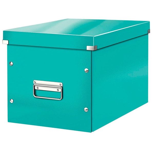 Leitz 6108-00-51 Contenitore Click & Store 30,0 L Blu Ghiaccio 32,0 X 36,0 X 31,0 Cm-image