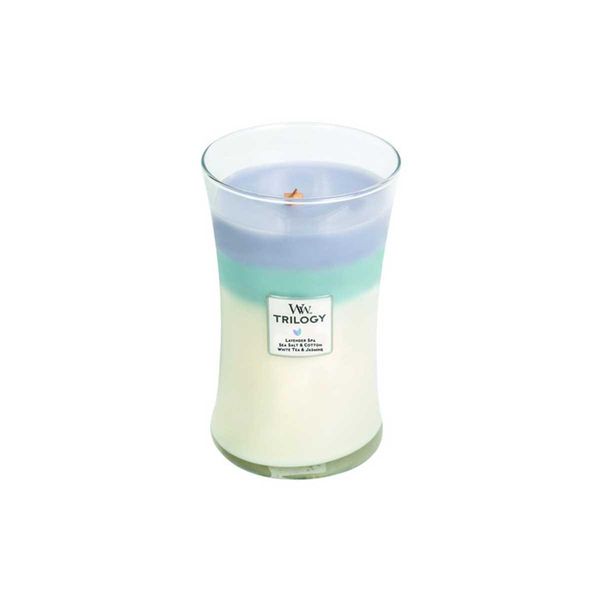 Woodwick - Vaso Della Trilogia Del Ritiro Calmante (Peaceful Refuge) - Candela Profumata 609,5G-image