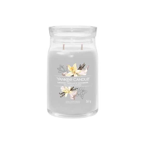 Yankee Candle - Smoked Vanilla & Cashmere Signature Candle ( KouřOvá Vanilka A KašMíR ) - Vonná SvíčKa 567.0G-image