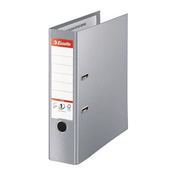 Cartella A Leva A4 Esselte No.1 Power Vivida Plus, Plastica Piena, Dorso 8 Cm, Grigio-image