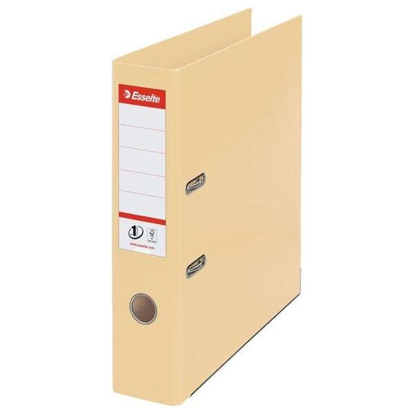 Cartella A Leva A4 Esselte No.1 Power Naturele, Plastica Piena, Dorso 7,5 Cm, Crema-image