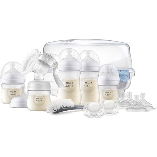 Philips Avent Natural Response Kit Per L'allattamento Al Seno Con Tiralatte Manuale E Sterilizzatore Mw-image