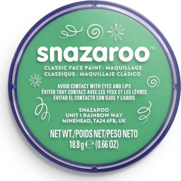 Snazaroo Vernice Per Il Viso Verde (Verde Brillante) 18Ml-image