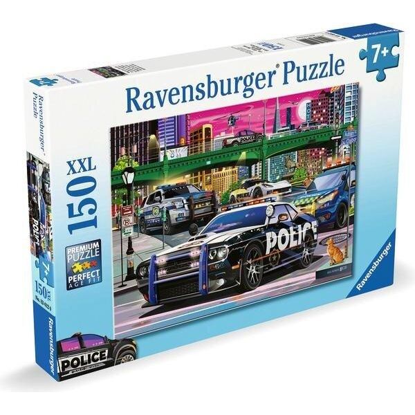 Ravensburger - Puzzle Polizia Di Pattuglia 150P-image