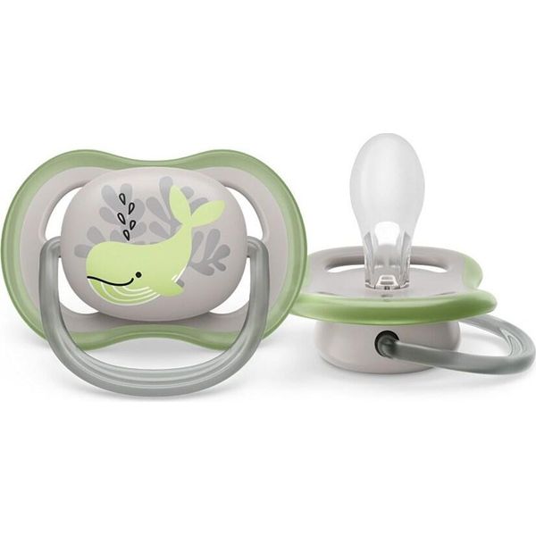 Philips Avent MāNeklīTis Ultra Air Deco, Whale, 6-18M (1 Gab), ZēNiem-image