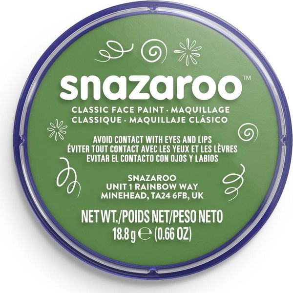 Snazaroo Vernice Per Il Viso Verde Erba 18Ml-image