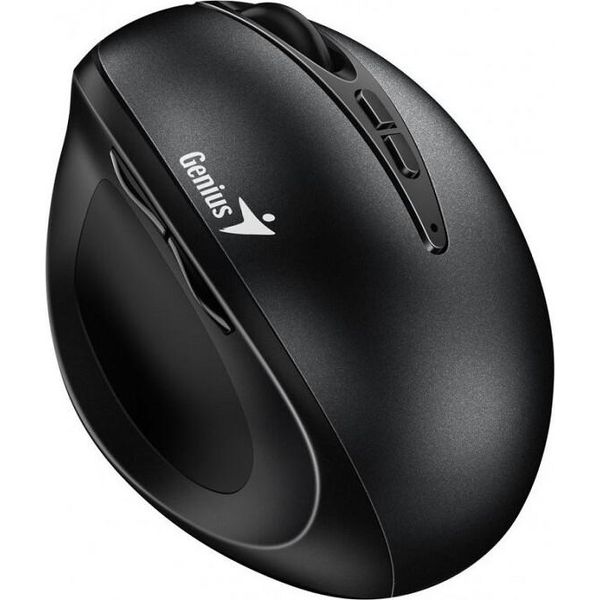 Genius Ergo 8300S/Verticale/Ottico/Destro/1 600 Dpi/Usb Senza Fili/Nero-image
