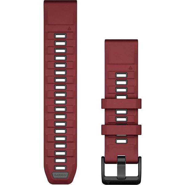 Garmin Quickfit - Fascia - Smartwatch - Grafite - Rosso - Garmin - Approach S60 - Approach S62 - Approach S70 --image