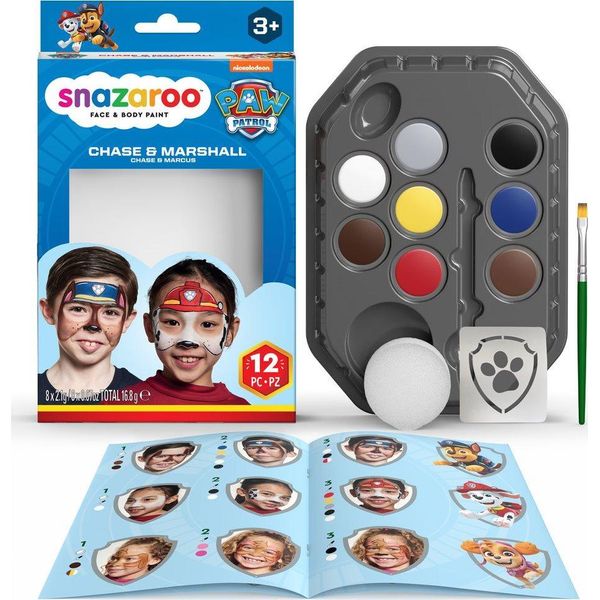 Snazaroo Set Di 8 Colori Per Il Viso Tlapková Patrola: Chase & Marshall-image