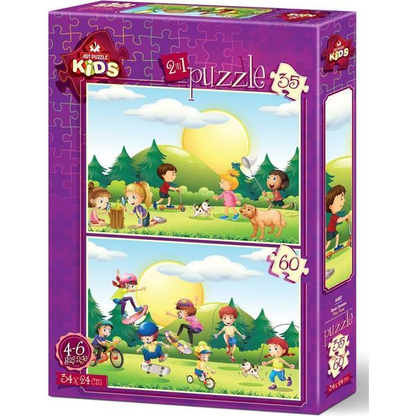 Art Puzzle Puzzle Play Time 35+60 Pezzi-image